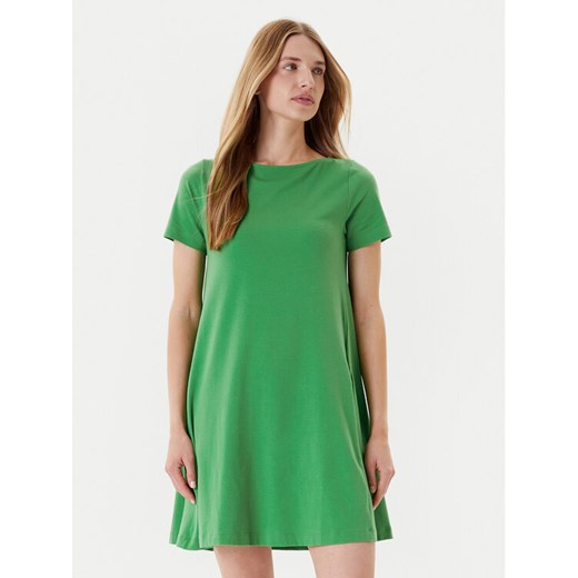 United Colors Of Benetton Sukienka codzienna 3Z1RDV01E Zielony Regular Fit ze sklepu MODIVO w kategorii Sukienki - zdjęcie 185665711