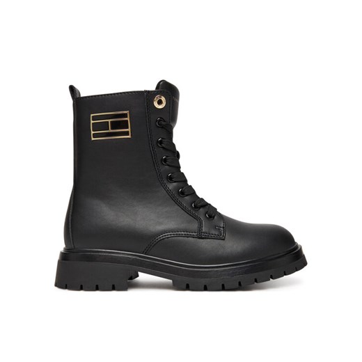 Tommy Hilfiger Trapery T3A5-34015-1355999 Czarny ze sklepu MODIVO w kategorii Buty zimowe dziecięce - zdjęcie 185665732