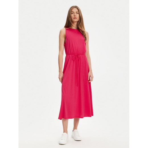 United Colors Of Benetton Sukienka letnia 3Q225V00X Różowy Regular Fit ze sklepu MODIVO w kategorii Sukienki - zdjęcie 185665752