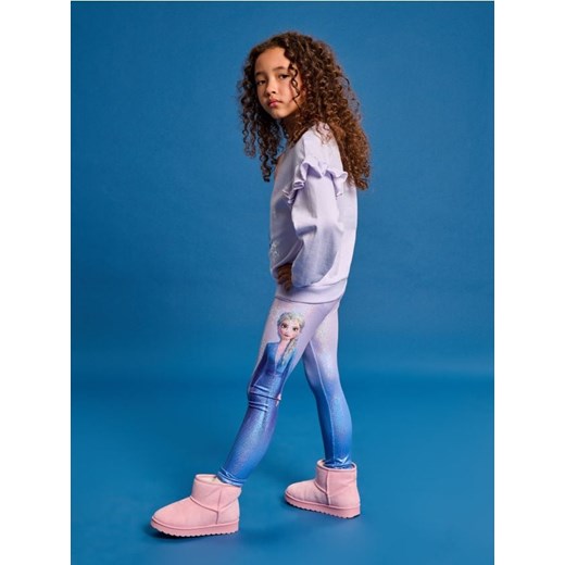 Sinsay - Legginsy z efektem holograficznym Frozen - wielobarwny ze sklepu Sinsay w kategorii Spodnie dziewczęce - zdjęcie 185666663