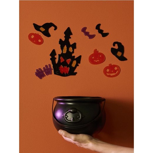Sinsay - Naklejki na szybę Halloween - pomarańczowy ze sklepu Sinsay w kategorii Dekoracje świąteczne - zdjęcie 185666682
