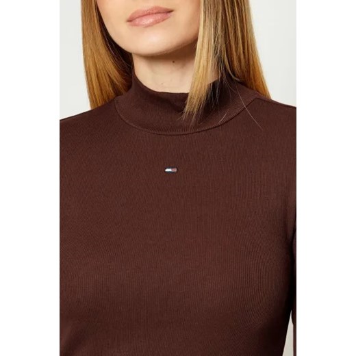 Tommy Jeans Półgolf ESSENTIAL | Slim Fit Tommy Jeans XS Gomez Fashion Store