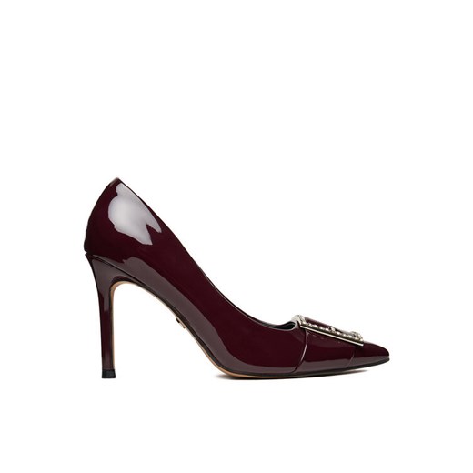 Szpilki Nine West CEO-LUBNA-01 Bordowy ze sklepu eobuwie.pl w kategorii Czółenka - zdjęcie 185667751