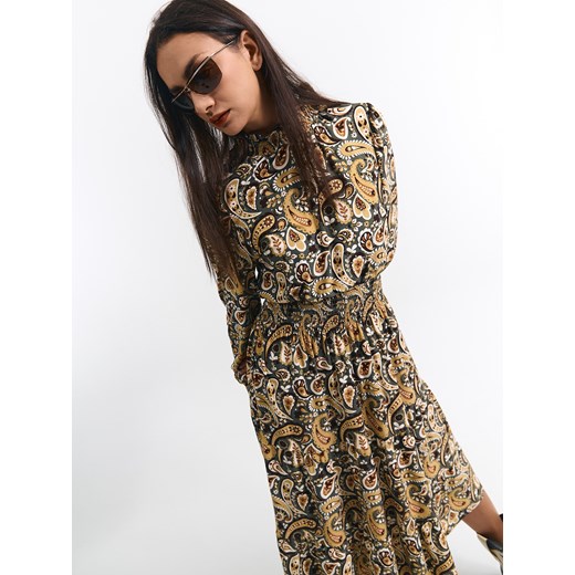 GATE Długa sukienka z nadrukiem 34 Gate 38 gateshop