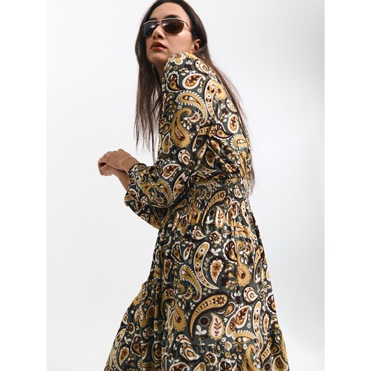 GATE Długa sukienka z nadrukiem 34 Gate 36 gateshop