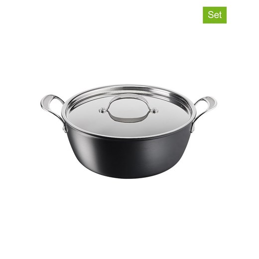 Tefal 2-częściowy zestaw &quot;Jo Cooks Classic&quot; w kolorze czarnym - Ø 30 cm ze sklepu Limango Polska w kategorii Garnki - zdjęcie 185668671