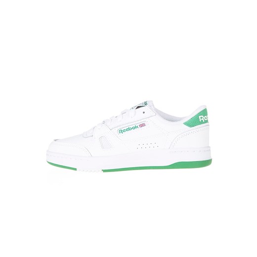 Reebok Skórzane sneakersy w kolorze biało-zielonym ze sklepu Limango Polska w kategorii Buty sportowe męskie - zdjęcie 185668743