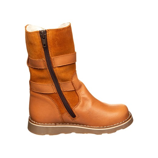 El Naturalista Skórzane kozaki zimowe w kolorze jasnobrązowym 35 okazja Limango Polska