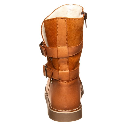 El Naturalista Skórzane kozaki zimowe w kolorze jasnobrązowym 27 Limango Polska okazyjna cena