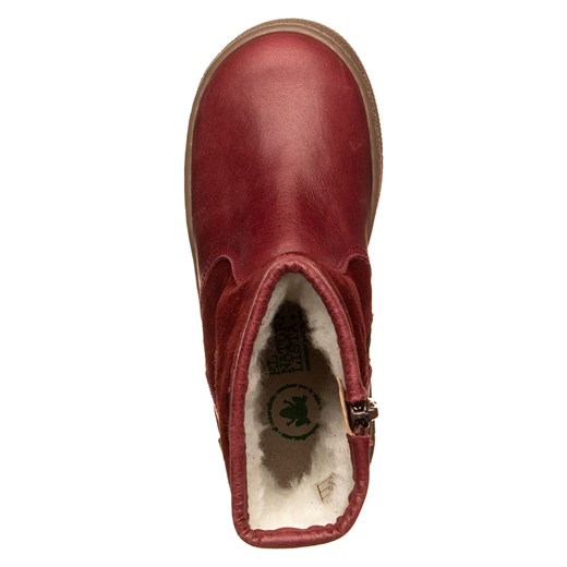 El Naturalista Skórzane botki zimowe w kolorze ciemnoczerwonym 35 promocyjna cena Limango Polska