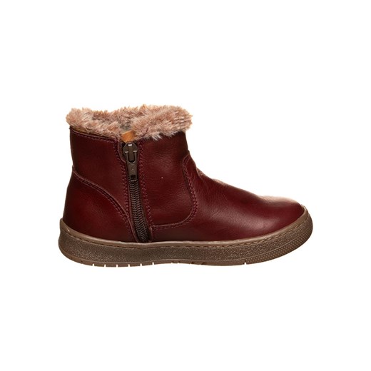 El Naturalista Skórzane botki zimowe w kolorze ciemnoczerwonym 31 wyprzedaż Limango Polska