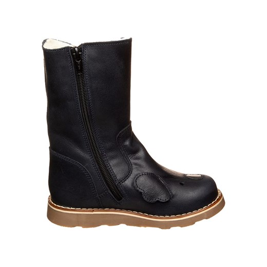 El Naturalista Skórzane kozaki zimowe w kolorze granatowym 28 wyprzedaż Limango Polska