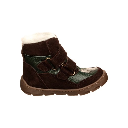 El Naturalista Skórzane botki zimowe w kolorze zielonym do chodzenia na boso 30 okazja Limango Polska