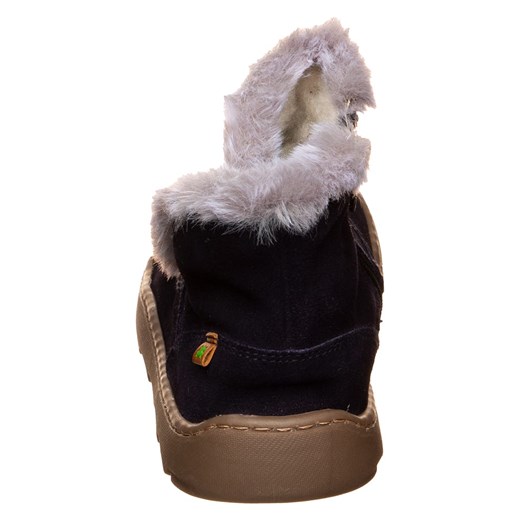 El Naturalista Skórzane botki zimowe w kolorze granatowym 35 Limango Polska promocyjna cena