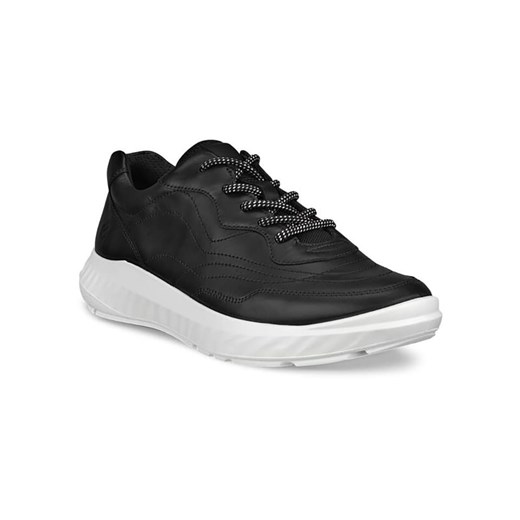 Ecco Skórzane sneakersy w kolorze czarnym ze sklepu Limango Polska w kategorii Buty sportowe damskie - zdjęcie 185669210