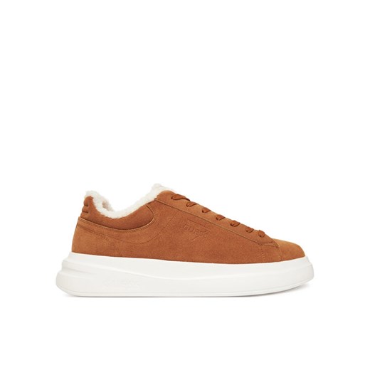 Guess Sneakersy FMFBAN LEP12 Brązowy ze sklepu MODIVO w kategorii Buty sportowe męskie - zdjęcie 185669881