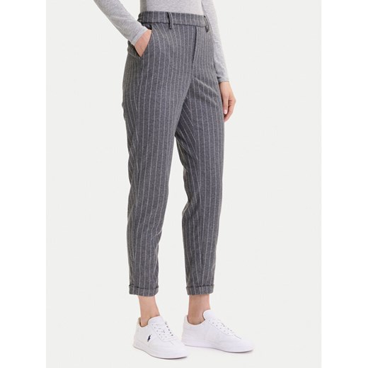 Vero Moda Chinosy Maya 10331952 Szary Tapered Fit ze sklepu MODIVO w kategorii Spodnie damskie - zdjęcie 185669912