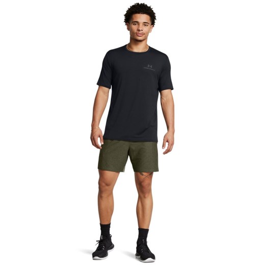 Męskie spodenki treningowe Under Armour UA Tech Vent - khaki ze sklepu Sportstylestory.com w kategorii Spodenki męskie - zdjęcie 185670974