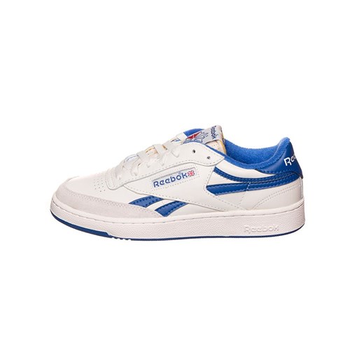 Reebok Skórzane sneakersy w kolorze biało-niebieskim ze sklepu Limango Polska w kategorii Buty sportowe męskie - zdjęcie 185671440