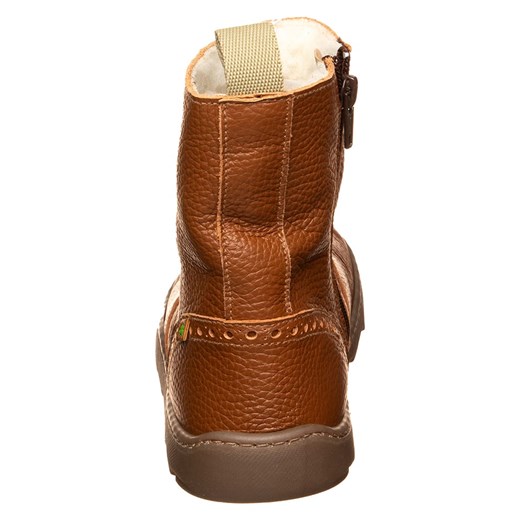 El Naturalista Skórzane botki zimowe w kolorze jasnobrązowym 27 Limango Polska okazja