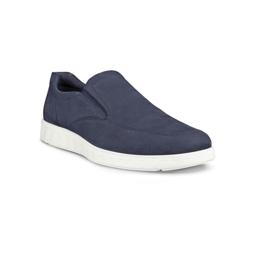 Ecco Skórzane slippersy &quot;S Lite Hybrid&quot; w kolorze granatowym ze sklepu Limango Polska w kategorii Trampki męskie - zdjęcie 185671682