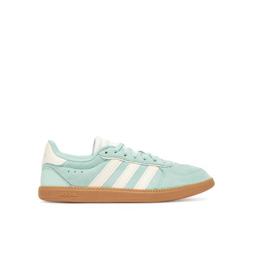 Sneakersy adidas BREAKNET SLEEK SUEDE IH5469 Niebieski ze sklepu eobuwie.pl w kategorii Buty sportowe damskie - zdjęcie 185671720