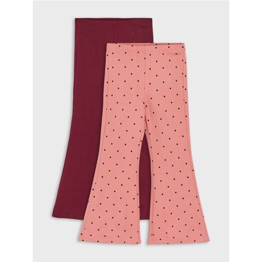 Sinsay - Spodnie dzwony 2 pack - wielobarwny ze sklepu Sinsay w kategorii Spodnie dziewczęce - zdjęcie 185672610