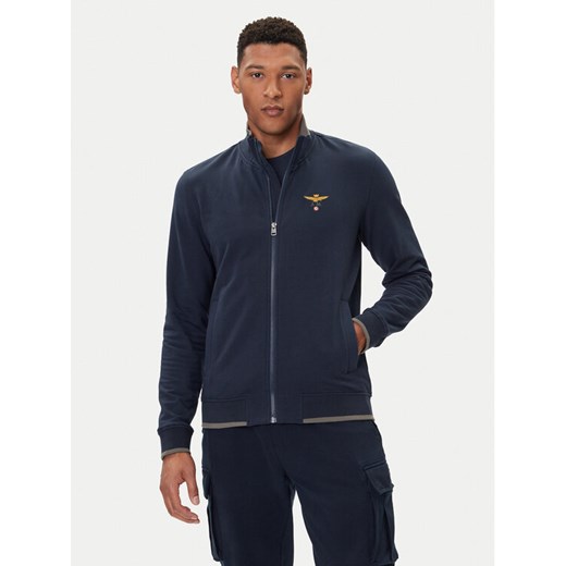 Aeronautica Militare Bluza 252FE1956UF00459 Granatowy Regular Fit ze sklepu MODIVO w kategorii Bluzy męskie - zdjęcie 185672914