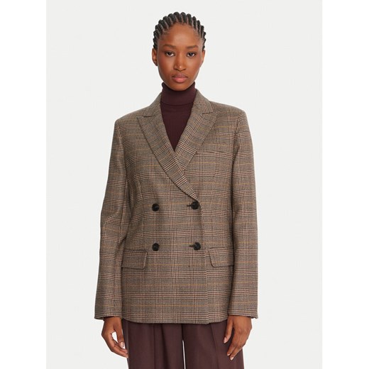Weekend Max Mara Marynarka Giove 2525046022 Brązowy Regular Fit ze sklepu MODIVO w kategorii Marynarki damskie - zdjęcie 185672930
