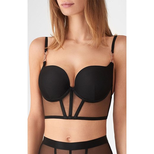 Marilyn biustonosz push-up półgorset Lovely Secret, Kolor czarny, Rozmiar 75C, Marilyn ze sklepu Primodo w kategorii Biustonosze - zdjęcie 185673861