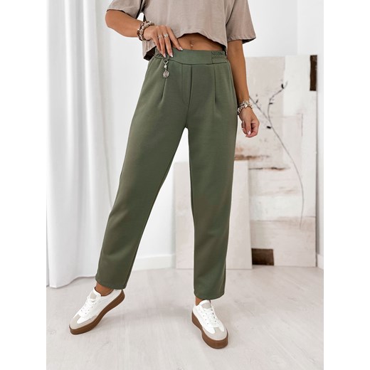 spodnie torq khaki one size ze sklepu UBRA w kategorii Spodnie damskie - zdjęcie 185674151