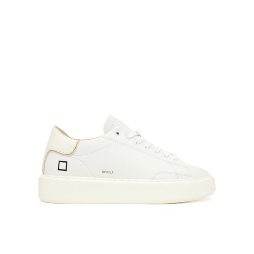 Sneakersy D.A.T.E. Sfera Calf W431-SF-CA Écru ze sklepu eobuwie.pl w kategorii Buty sportowe damskie - zdjęcie 185674993