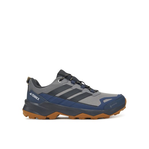 Trekkingi adidas Terrex Skychaser AX5 GORE-TEX JQ2211 Szary ze sklepu eobuwie.pl w kategorii Buty trekkingowe męskie - zdjęcie 185675000