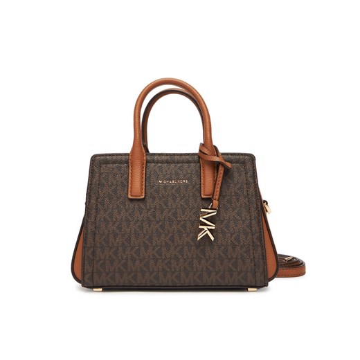 Torebka MICHAEL Michael Kors 32F5G9IC0B Brązowy ze sklepu eobuwie.pl w kategorii Kuferki - zdjęcie 185675023