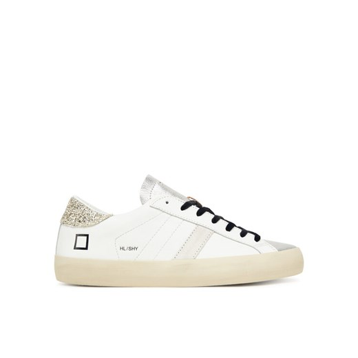 Sneakersy D.A.T.E. Hill Low Shiny W431-HL-SH Biały ze sklepu eobuwie.pl w kategorii Buty sportowe damskie - zdjęcie 185675064