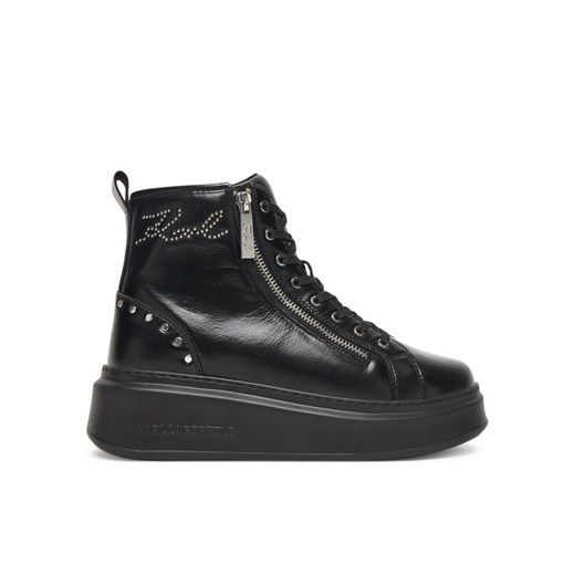 Sneakersy KARL LAGERFELD KL63534 Czarny ze sklepu eobuwie.pl w kategorii Buty sportowe damskie - zdjęcie 185675071
