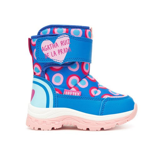 Śniegowce Agatha Ruiz de la Prada 251990 S Niebieski ze sklepu eobuwie.pl w kategorii Buty zimowe dziecięce - zdjęcie 185675120