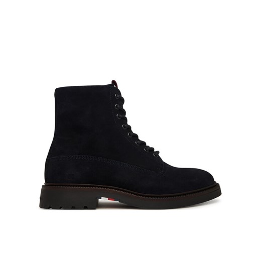 Kozaki Tommy Hilfiger Comfort Lwt FM0FM05594 Granatowy ze sklepu eobuwie.pl w kategorii Buty zimowe męskie - zdjęcie 185675142