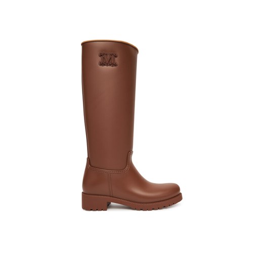 Kalosze Max Mara 2524796192600 Brązowy ze sklepu eobuwie.pl w kategorii Kalosze damskie - zdjęcie 185675192