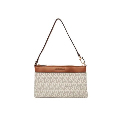 Torebka MICHAEL Michael Kors 32F5GJ6F6B Écru ze sklepu eobuwie.pl w kategorii Listonoszki - zdjęcie 185675211