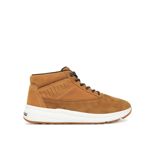 Trzewiki Tommy Hilfiger Hilfiger W Nbk Sde Hybrid Boot FM0FM05609 Khaki ze sklepu eobuwie.pl w kategorii Buty zimowe męskie - zdjęcie 185675221