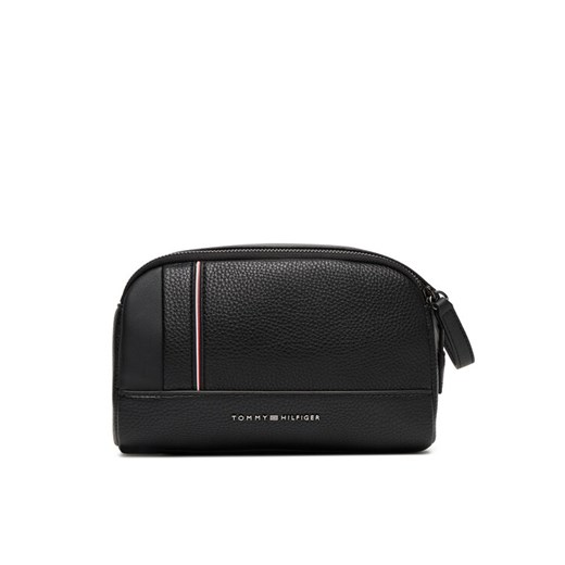 Kosmetyczka Tommy Hilfiger Th Central Washbag AM0AM13748 Czarny ze sklepu eobuwie.pl w kategorii Kosmetyczki - zdjęcie 185675223