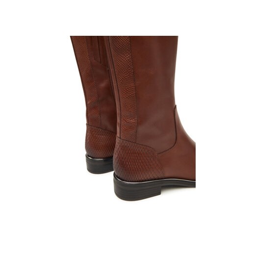 Oficerki Caprice 9-25525-45 Brązowy Caprice 37_5 eobuwie.pl