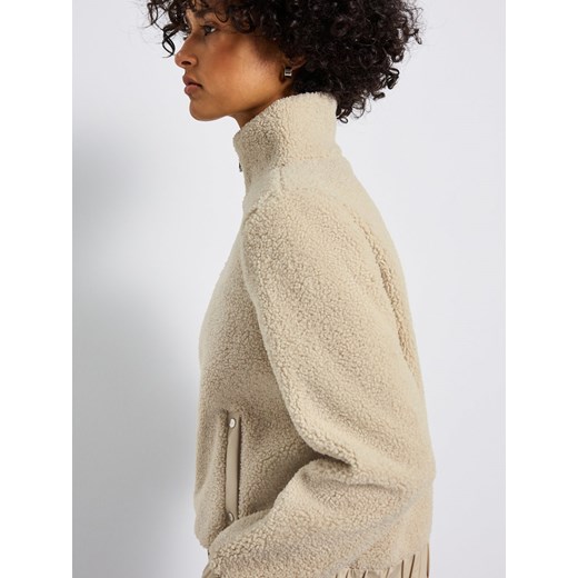 Street One Damska kurtka pluszowa Kobiety Sztuczne włókno beżowy jednolity Street One 42 vangraaf