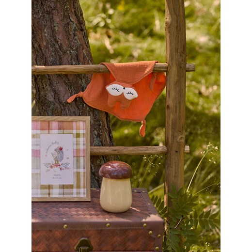 Sinsay - Kocyk dziecięcy - pomarańczowy Sinsay One Size Sinsay