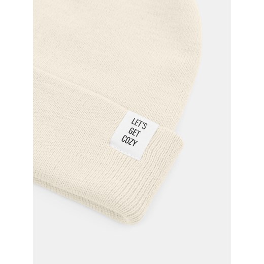 Sinsay - Czapka beanie - kremowy Sinsay One Size Sinsay