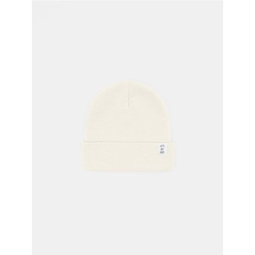 Sinsay - Czapka beanie - kremowy Sinsay One Size Sinsay