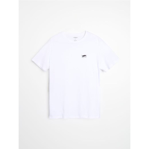 Sinsay - Koszulka - biały ze sklepu Sinsay w kategorii T-shirty męskie - zdjęcie 185677550