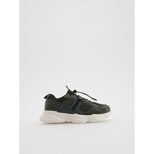Reserved - Sportowe sneakersy - zielony ze sklepu Reserved w kategorii Buty sportowe dziecięce - zdjęcie 185678214