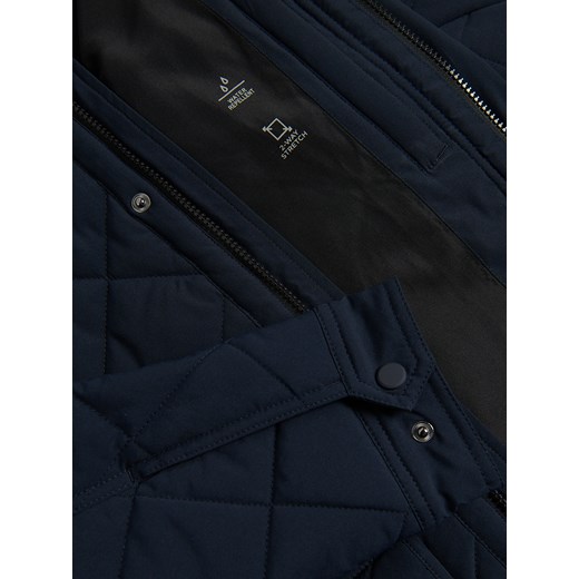Reserved - Pikowana kurtka ze stójką - granatowy Reserved XL Reserved
